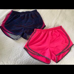 Two Nike shorts